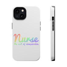 DistinctInk ToughCase for Apple iPhone, Compatible with MagSafe Charging - Nurse An Art of Compassion