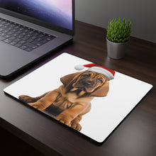 DistinctInk Mouse Pad - 1/4" Foam Rubber - Bloodhound Puppy