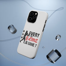 DistinctInk ToughCase for Apple iPhone, Compatible with MagSafe Charging - Baseball Every Game is Game 7