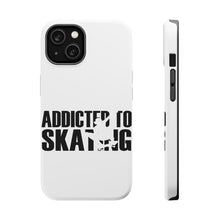 DistinctInk ToughCase for Apple iPhone, Compatible with MagSafe Charging - Addicted to Skating