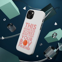 DistinctInk ToughCase for Apple iPhone, Compatible with MagSafe Charging - This Princes Scores More Than Your Boyfriend