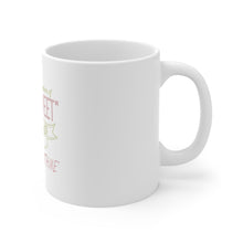 DistinctInk Glossy White Coffee / Tea Mug - Odd Combination Real Sweet & Don't Mess With Me