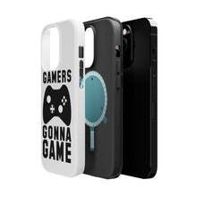 DistinctInk ToughCase for Apple iPhone, Compatible with MagSafe Charging - Gamers Gonna Game - Video Games