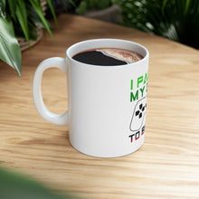 DistinctInk Glossy White Coffee / Tea Mug - I Paused My Game to Be Here Gamer Video Games