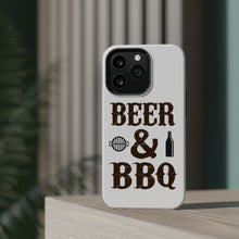 DistinctInk ToughCase for Apple iPhone, Compatible with MagSafe Charging - Beer & Barbecue BBQ