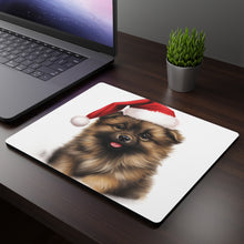 DistinctInk Mouse Pad - 1/4" Foam Rubber - Keeshonden Puppy Drawing