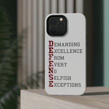 DistinctInk ToughCase for Apple iPhone, Compatible with MagSafe Charging - DEFENSE Demanding Excellence