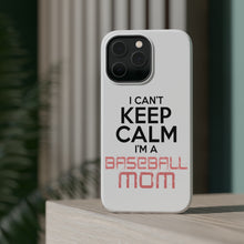 DistinctInk ToughCase for Apple iPhone, Compatible with MagSafe Charging - Can't Keep Calm I'm a Baseball mom
