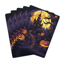 DistinctInk Playing / Poker Cards with Ghostly Ghouls in the Graveyard Design for Halloween