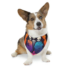 DistinctInk Adjustable Pet Banana Collar with The Paths We Choose Design for Halloween LGBTQ+ Pride