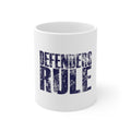 Glossy White Coffee / Tea Mug - Defenders Rule