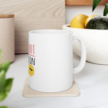 DistinctInk Glossy White Coffee / Tea Mug - Watch Out Teacher on Summer Vacation