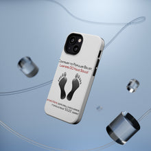 DistinctInk ToughCase for Apple iPhone, Compatible with MagSafe Charging - Lawyers DO Have Souls Oops Soles
