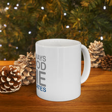 DistinctInk Glossy White Coffee / Tea Mug - It's Always a Good Time for Pilates