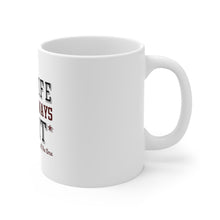 DistinctInk Glossy White Coffee / Tea Mug - My Wife Isn't Always Right.