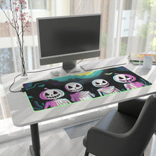 DistinctInk LED Gaming Mouse Pad with Exploring the Unknown Design for Halloween  LGBTQ+ Pride