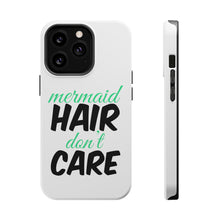 DistinctInk ToughCase for Apple iPhone, Compatible with MagSafe Charging - Mermaid Hair Don't Care