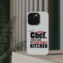 DistinctInk ToughCase for Apple iPhone, Compatible with MagSafe Charging - I'm the Chef Get Over it