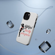 DistinctInk ToughCase for Apple iPhone, Compatible with MagSafe Charging - Bikini Body in Progress