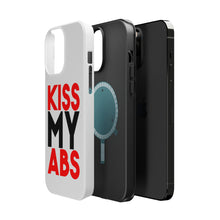 DistinctInk ToughCase for Apple iPhone, Compatible with MagSafe Charging - Kiss My Abs