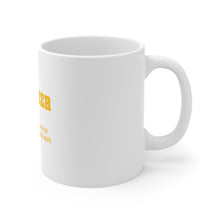 DistinctInk Glossy White Coffee / Tea Mug - Engineer Definition - Caffeine and Last Minute