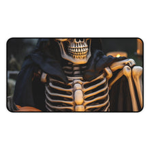 DistinctInk Desk Mat with Skellington's Spooky Soiree Design for Halloween