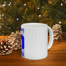 DistinctInk Glossy White Coffee / Tea Mug - Stay Safe at Night Sleep With a Nurse