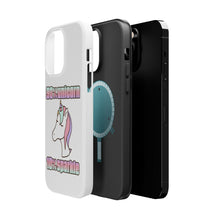 DistinctInk ToughCase for Apple iPhone, Compatible with MagSafe Charging - 90% Unicorn 10% Sparkle