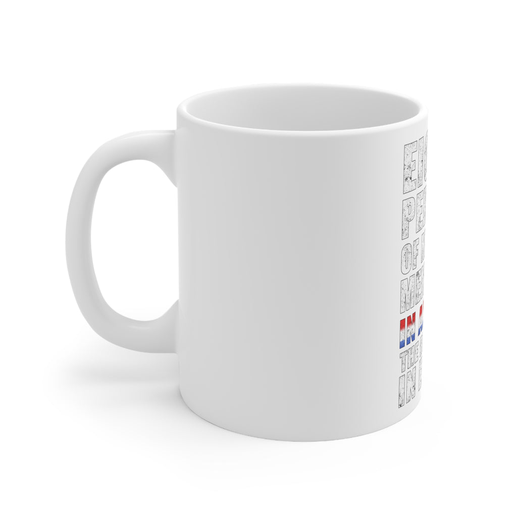 Glossy White Coffee / Tea Mug - Married Men Cheat in America, view 2