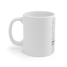 DistinctInk Glossy White Coffee / Tea Mug - Married Men Cheat in America