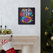DistinctInk Canvas Wall Art with Exploring Inner Knowledge for Halloween LGBTQ+ Pride
