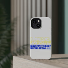 DistinctInk ToughCase for Apple iPhone, Compatible with MagSafe Charging - Electrical Engineers Have the Right Spark