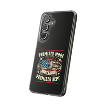 DistinctInk Hybrid (Acrylic/TPU) Clear Slim Fit Case for Apple iPhone | Trump: Promises Made, Promises Kept - Conservative