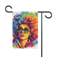 DistinctInk Garden & House Banner Flag with A World of Words Design for LGBTQ+ Pride