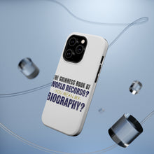 DistinctInk ToughCase for Apple iPhone, Compatible with MagSafe Charging - Guinness Book Of Records - My Biography