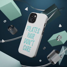 DistinctInk ToughCase for Apple iPhone, Compatible with MagSafe Charging - Pilates Hair Don't Care