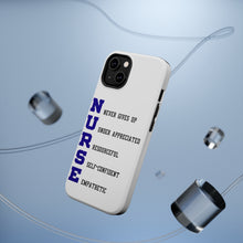 DistinctInk ToughCase for Apple iPhone, Compatible with MagSafe Charging - Nurse Never Gives Up