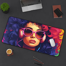 DistinctInk Desk Mat with Living a Full Life Design for LGBTQ+ Pride