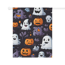 DistinctInk Garden & House Banner Flag with Spooky Bat-o-lanterns Design for Halloween
