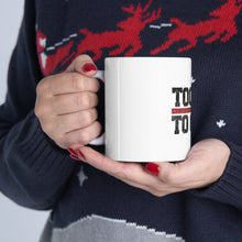 DistinctInk Glossy White Coffee / Tea Mug - Too Fit to Quit