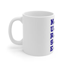 DistinctInk Glossy White Coffee / Tea Mug - Nurse Never Gives Up