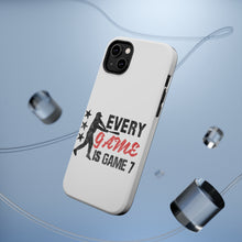 DistinctInk ToughCase for Apple iPhone, Compatible with MagSafe Charging - Baseball Every Game is Game 7