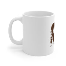 DistinctInk Glossy White Coffee / Tea Mug - Curls Run the World