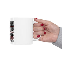 DistinctInk Glossy White Coffee / Tea Mug - I have a Beard to Get Love & Sex