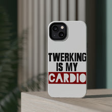 DistinctInk ToughCase for Apple iPhone, Compatible with MagSafe Charging - Twerking is My Cardio