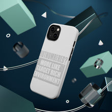 DistinctInk ToughCase for Apple iPhone, Compatible with MagSafe Charging - Outnumbered? Target Rich Environment