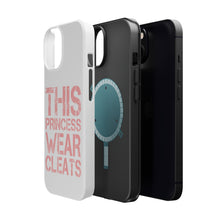 DistinctInk ToughCase for Apple iPhone, Compatible with MagSafe Charging - This Princess Wear Cleats
