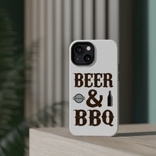 DistinctInk ToughCase for Apple iPhone, Compatible with MagSafe Charging - Beer & Barbecue BBQ