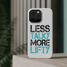 DistinctInk ToughCase for Apple iPhone, Compatible with MagSafe Charging - Less Talky More Lifty