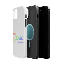 DistinctInk ToughCase for Apple iPhone, Compatible with MagSafe Charging - Nurse An Art of Compassion